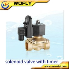 12v 24v solenoide controlador de la válvula de agua para la irrigación